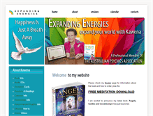Tablet Screenshot of expandingenergies.com.au